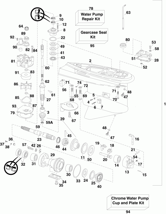 ����� Evinrude E135FSLSOB  - Pl - Sl Models - Pl - Sl Models