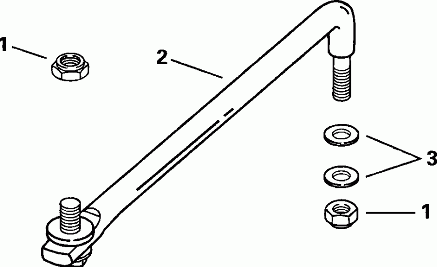 ��������� Evinrude E150FPLSOC  - eering Link Kit