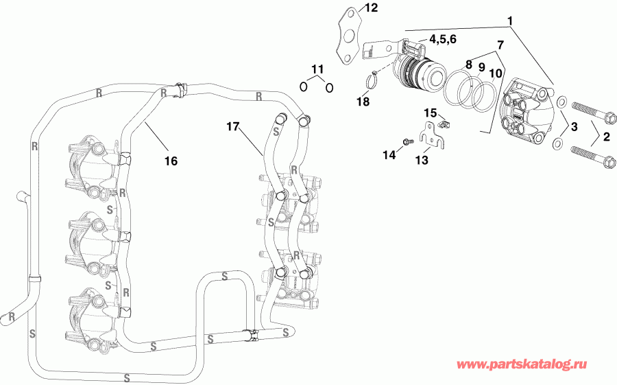 �������� ����� EVINRUDE E200DSLSOC  - el �������� & Rails