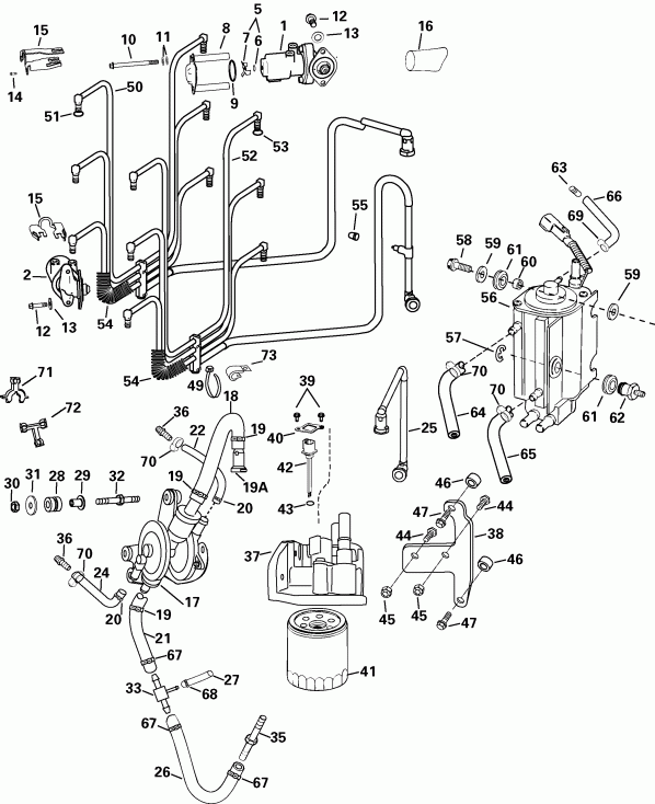 ��������� ��������� Evinrude E200FCXSOE  - el System / el System