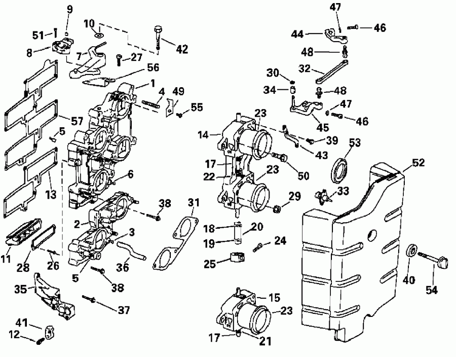 �������� ����� Evinrude E200FPLSOE  - take ��������� - take Manifold