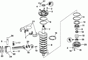�������� � ������ (Crankshaft And Pistons)