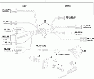 Tiller ����grade Systemcheck ���� �������� Kit (Tiller Upgrade Systemcheck Harness Kit)
