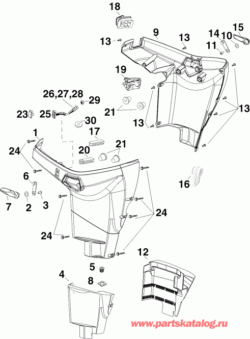 ����� ������� E40DRLSOR  - wer Engine Cover - wer ������ ��������� (�����)