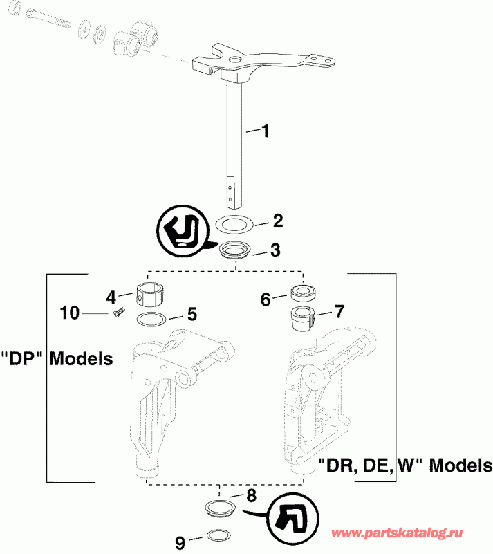 �������� ����� EVINRUDE E60WDRLSOS  - ee������ ����� / eering Arm