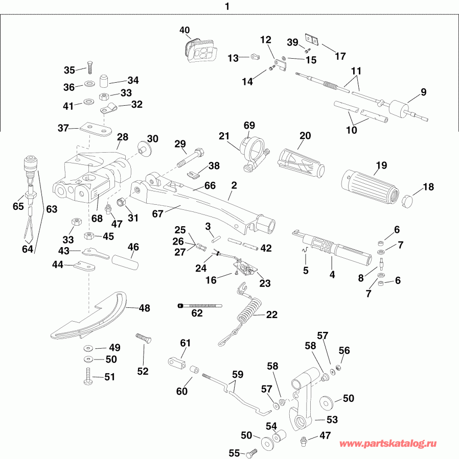 �������� ��������� ����� Evinrude E90WDPLSOS  - ller ����grade Kit