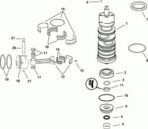 �������� & ������ (Crankshaft & Pistons)