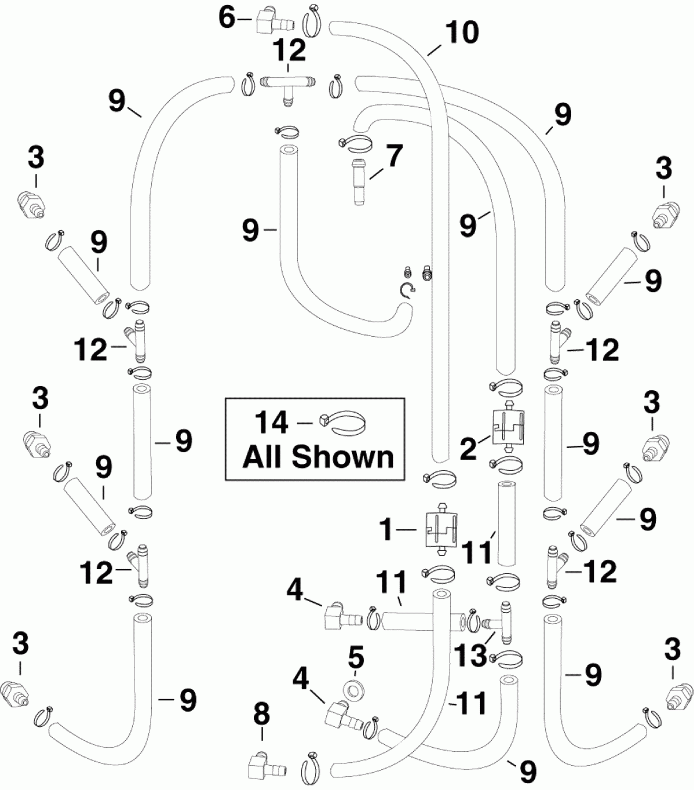 ��������� ����� ������� E250DPZSDR  - l Recirculation �����s - l Recirculation Hoses