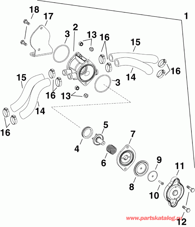 ��������� Evinrude E250DPZSDR  - ter Pressure Relief Valve / ter Pressure Relief ������