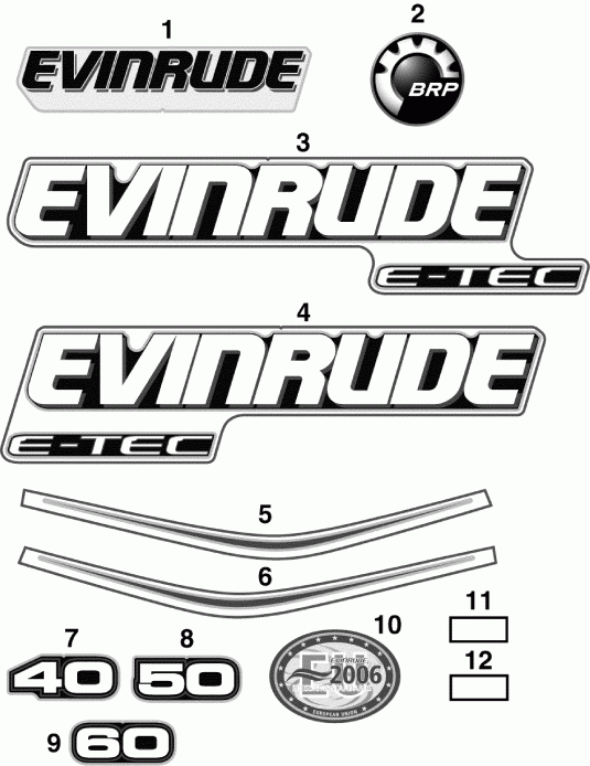  Evinrude E40DELSDA  - cals - cals