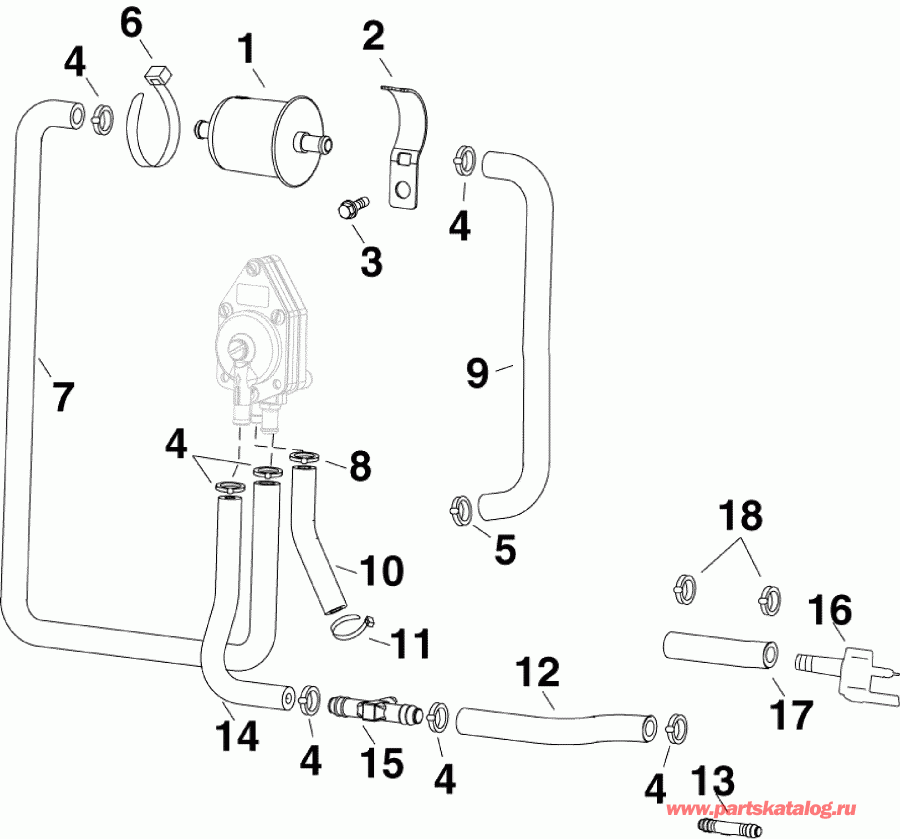 ����� Evinrude E40DELSDA  - el ������ - el Filter