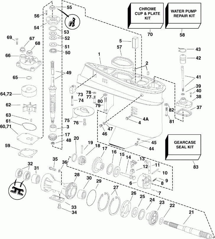 ��������� ��������� EVINRUDE E40DPLSDA  - arcase