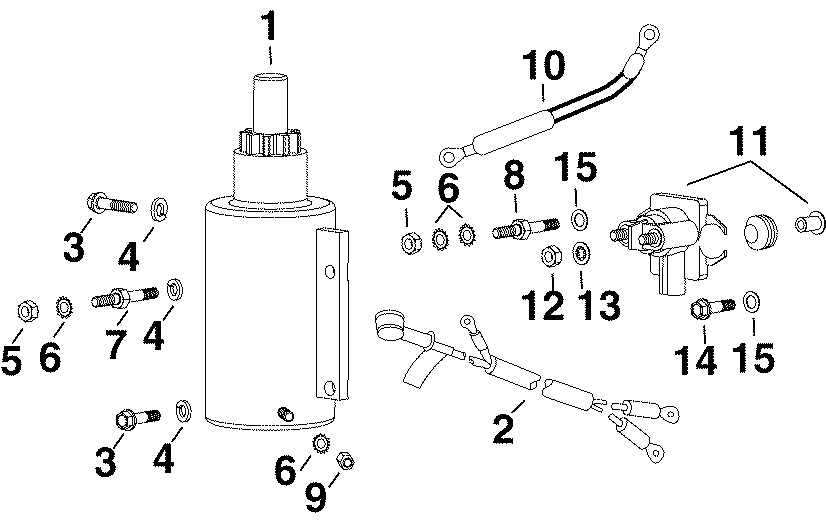 ����� ������� E40DRLSDA  - ectric ������� & Solenoid - ectric Starter & Solenoid