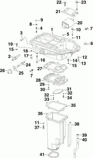 ��������� �������� ����� ������� E225DCXSUA  - haust Housing Inner / haust ������ Inner