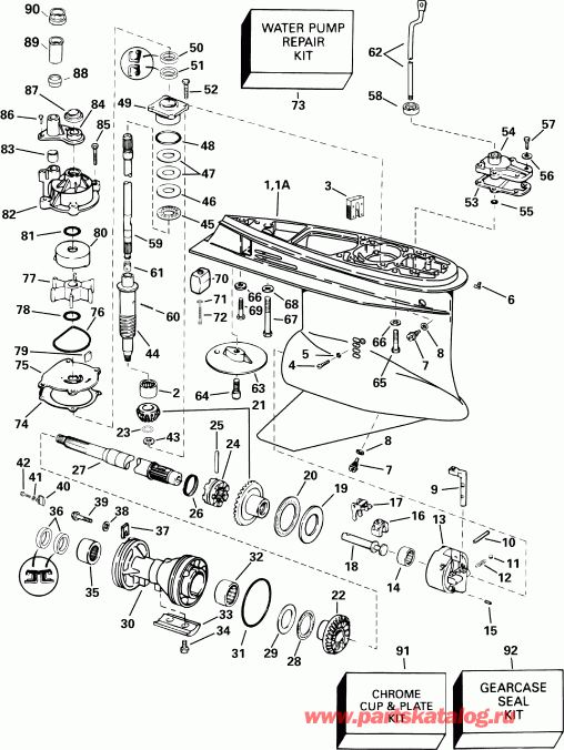 ����� EVINRUDE E225DHLSUG  - arcase / arcase