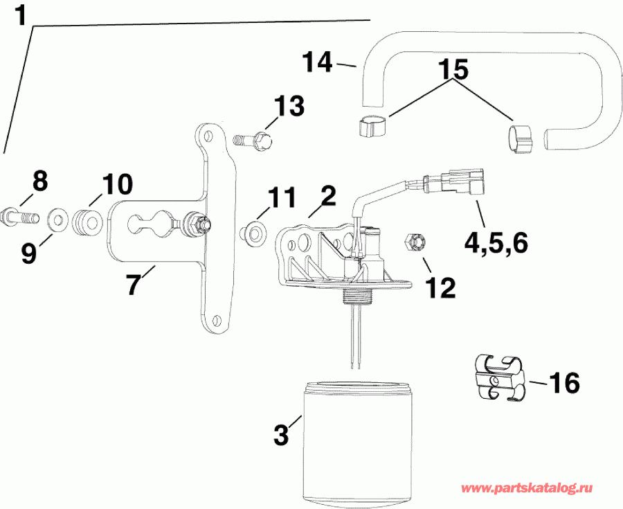 ����� Evinrude E250DPLSUA  - el ������ - el Filter
