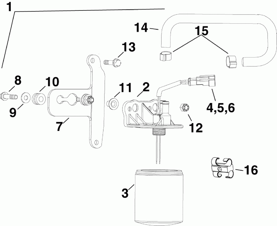 ��������� Evinrude E250DPXSUA  - el ������ - el Filter