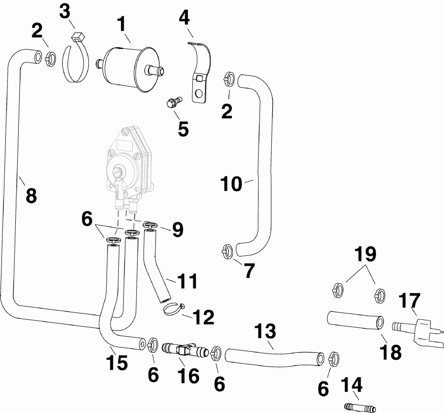  EVINRUDE E40DPLSUM  - el Filter / el ������