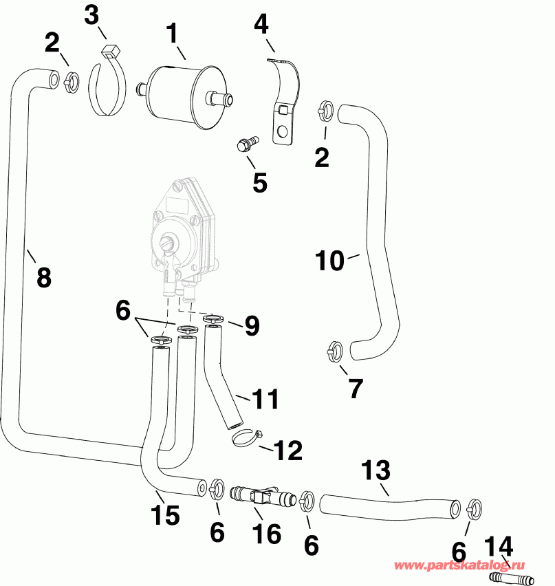 �������� ��������� ����� Evinrude E75DPLSUM  - el ������ - el Filter