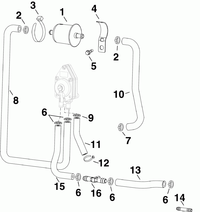 ��������� ��������� Evinrude E90DSLSUA  - el Filter