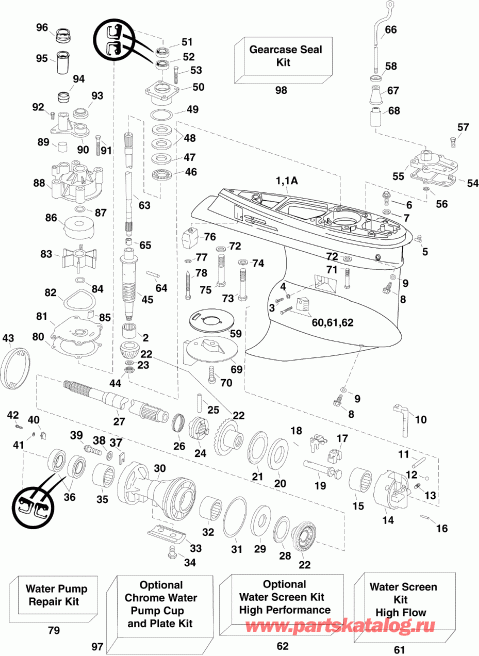 ��������� �������� ����� EVINRUDE E225DPZSCF  - arcase - arcase