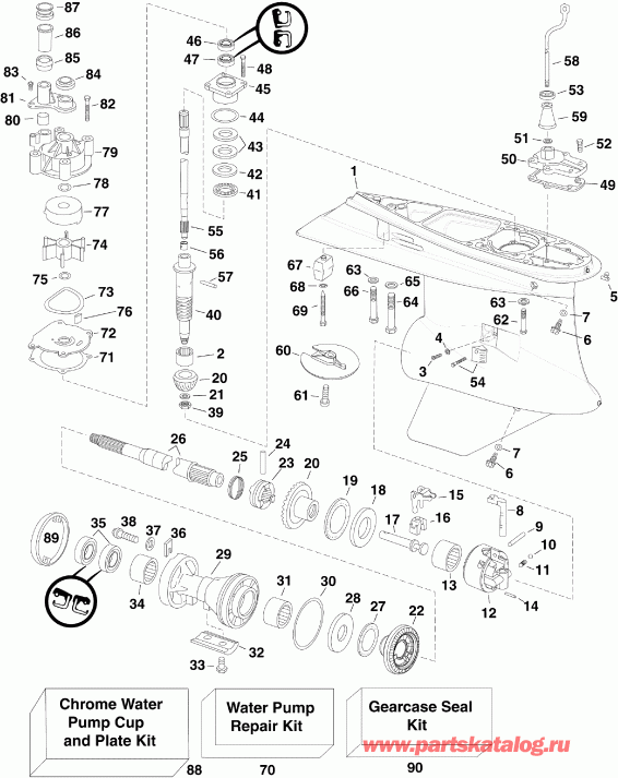 ��������� ��������� EVINRUDE E225HSLSCG  - arcase - arcase