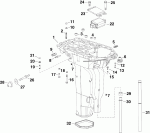 ���������� ������� Inner (Exhaust Housing Inner)