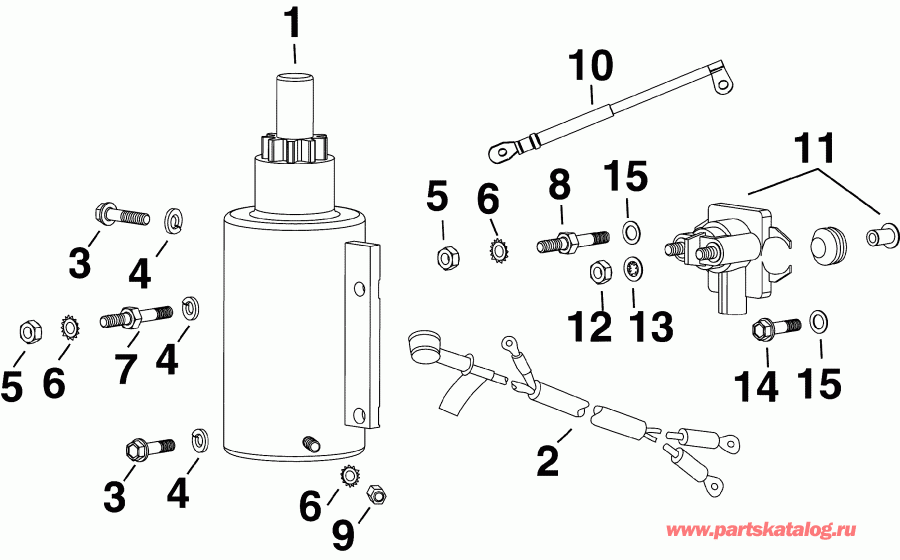 �������� ����� ������� E40DSLSCS  - ectric ������� & Solenoid - ectric Starter & Solenoid