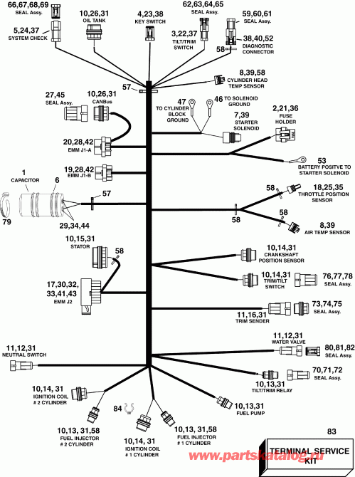 ��������� ������� E50DSLSCS  - ectrical Harness / ectrical ���� ��������