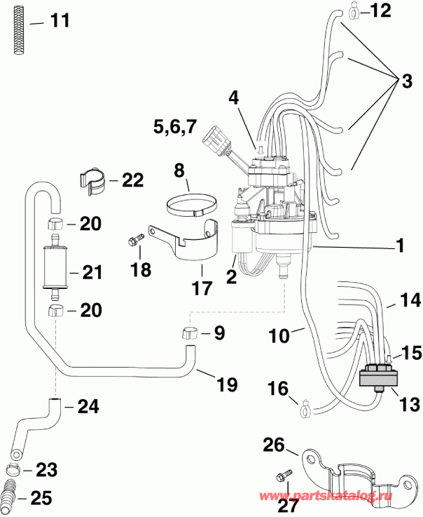  Evinrude E150DBXSEA  - l ����� / l Pump