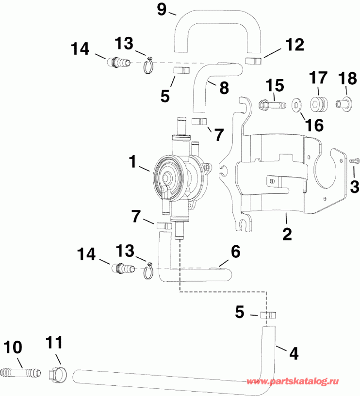 ����� Evinrude E250DCZSEB  - el Lift Pump / el Lift �����