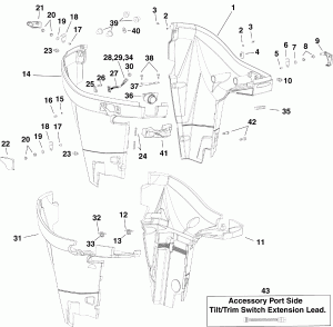 ������ ������ ��������� (Lower Engine Cover)
