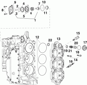 ������� ����� �������� & ��������� (Cylinder Head & Thermostat)
