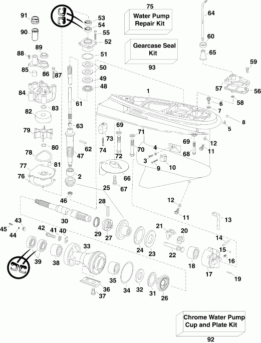 ��������� ��������� EVINRUDE E90WDEXSEC  - Px Models