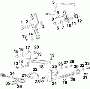 �������� & ������������� ��������� (Throttle & Shift Linkage)