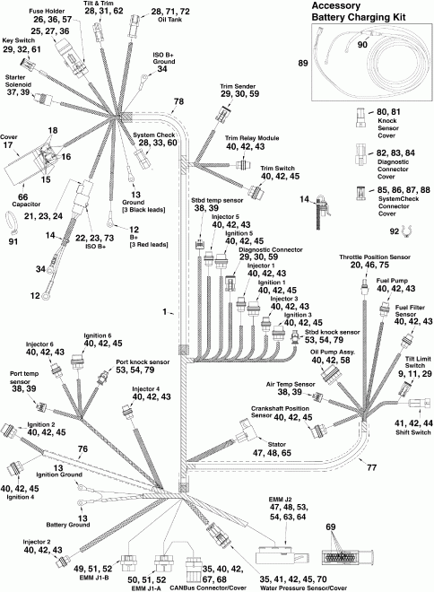 ����� ������� E225DPXISE  - ectrical ���� �������� / ectrical Harness