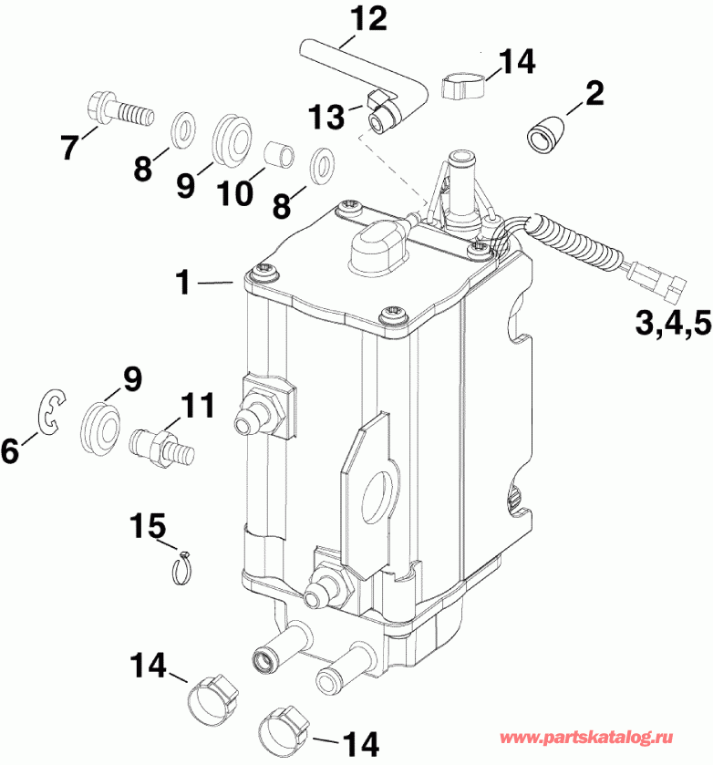 �������� ��������� ����� Evinrude E300DCZISR  - el ����� & ��������������