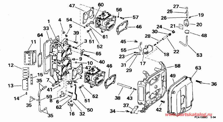 ��������� �������� ����� Evinrude E100WTLEOC 1995  - take ���������
