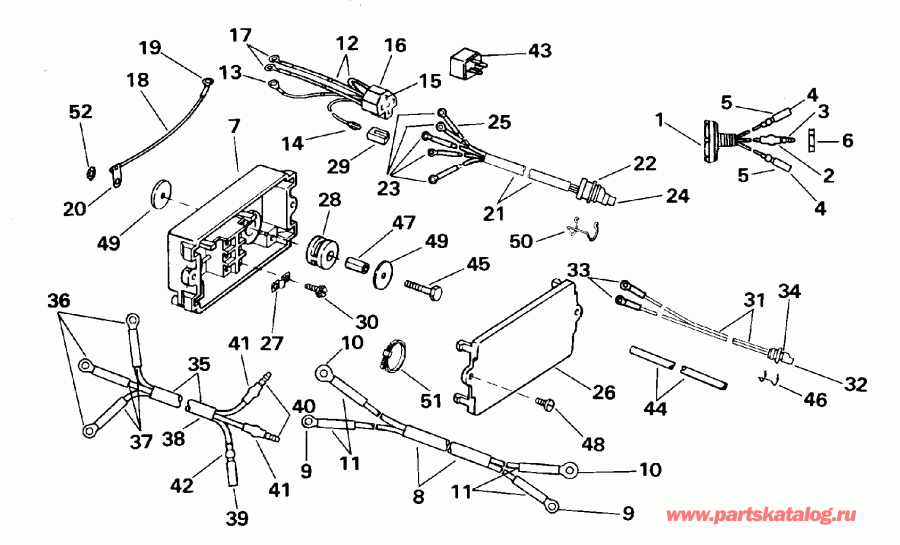 ����� ������� E100WTLEOC 1995  - wer Trim/tilt Electrical / wer Trim / tilt ���������