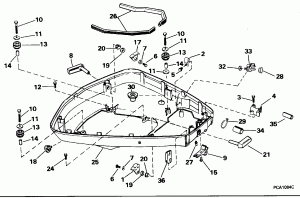 ������ ������ ��������� (Lower Engine Cover)