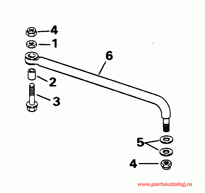 ��������� EVINRUDE E112TSLEOC 1995  - eering Link Kit - ee������ ����������� Kit