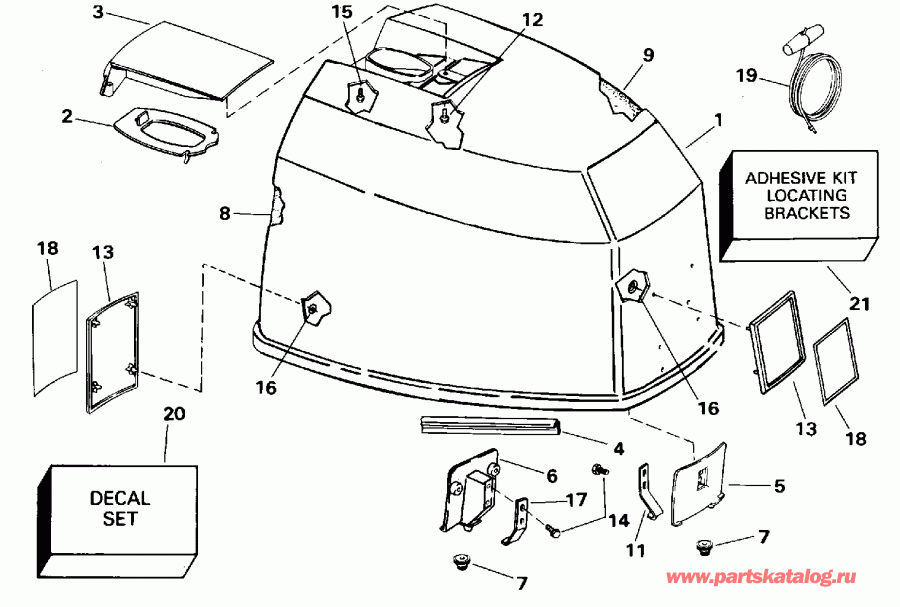 ��������� ��������� ������� E112TSXEOC 1995  - Evinrude - Evinrude