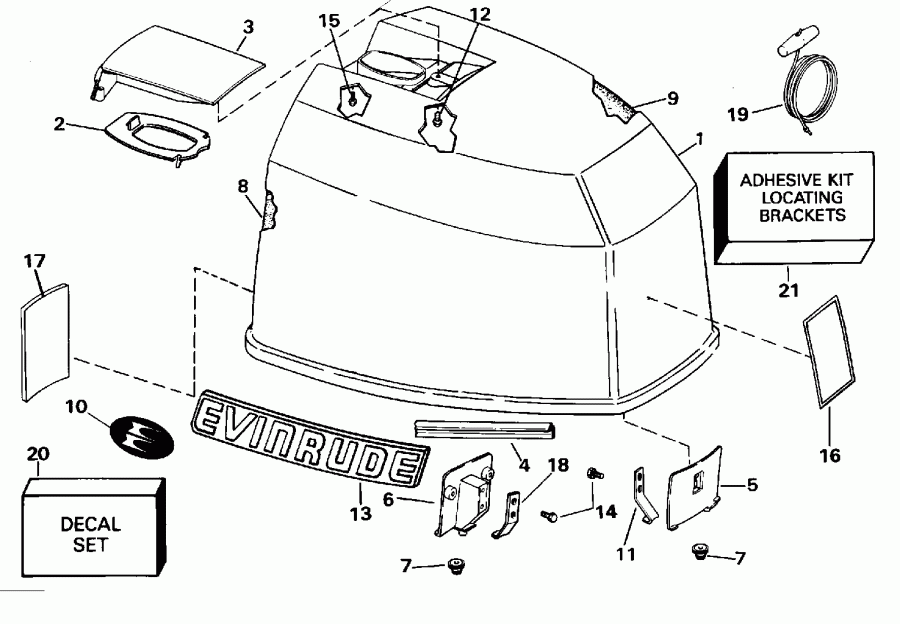��������� Evinrude E115MLEOR 1995  - Evinrude / Evinrude