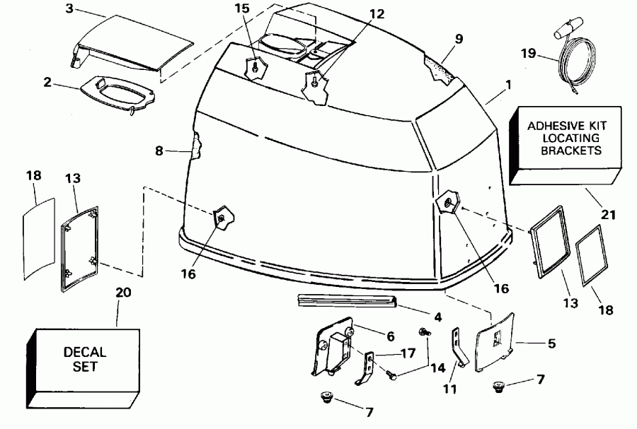 �������� ��������� ����� Evinrude E115SXEOC 1995  - Evinrude / Evinrude