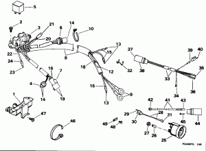 ���������������� ��������� ������� ��������� (Power Trim/tilt Electrical)