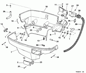 ������ ������ ��������� (Lower Engine Cover)