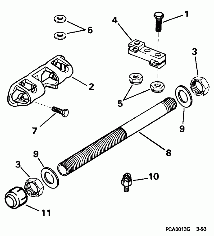 �������� ��������� ����� Evinrude E200TXEOC 1995  - 200stl, 225stl Only / 200stl, 225stl Only