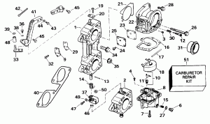 ���������� � ��������� �������� - 200 (Carburetor And Linkage - 200)