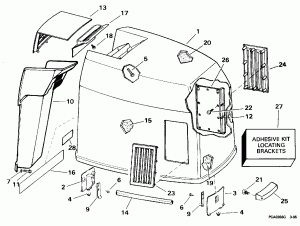 ������ ��������� (�����) - Johnson (Engine Cover - Johnson)