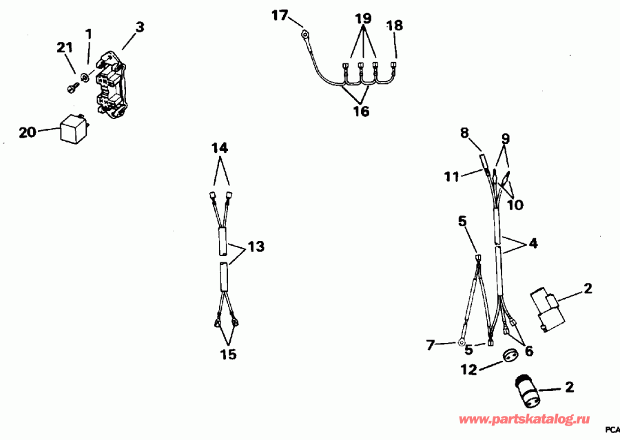 �������� ��������� ����� Evinrude E40EEOD 1995  - 40ttl Only